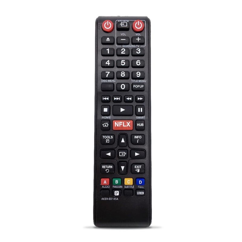 econtrolly Replace AK59-00145A Remote Control for Samsung Blu-Ray DVD Player BDE5700 BD-E5700 BD-E5700/ZA BDE5700ZA BD-E5700ZA BDE5900 BD-E5900 BD-E5900/ZA BDE5900ZA BD-E5900ZA BD-E6000 - Image 1